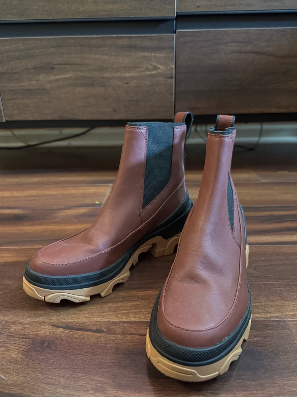 SOREL Women's Maroon Ankle Boots Size 8 - Picture 8 of 16